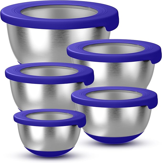 KITEISCAT Stainless Steel Mixing Bowls by KITEISCAT