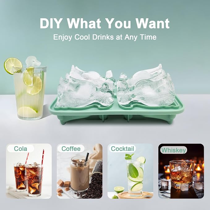 3D Labrador Ice Cube Tray Silicone Large Ice Cube Molds Fun Shapes Dog Ice Cube - Image 4