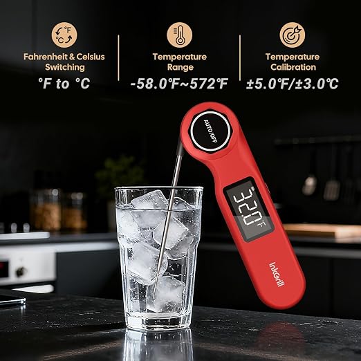 Rechargeable 0.5 Sec Reading Instant Read Meat Thermometer - Image 3