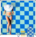 HIHOHO Beach Blanket Waterproof Sandproof Extra Large Beach Mat 79" X by HIHOHO