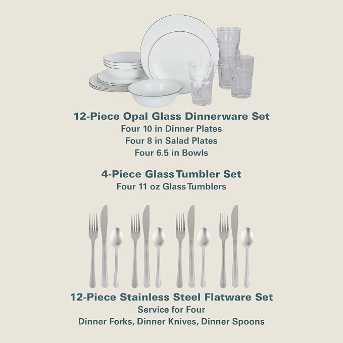 Gibson Home 74 Piece Kitchen in a Box Pots and Pans Cookware, Plates and Bowls - Image 5