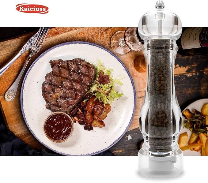 Salt Pepper Grinder Mill Arcylic, the Best Peppercorn Grinder - Image 8