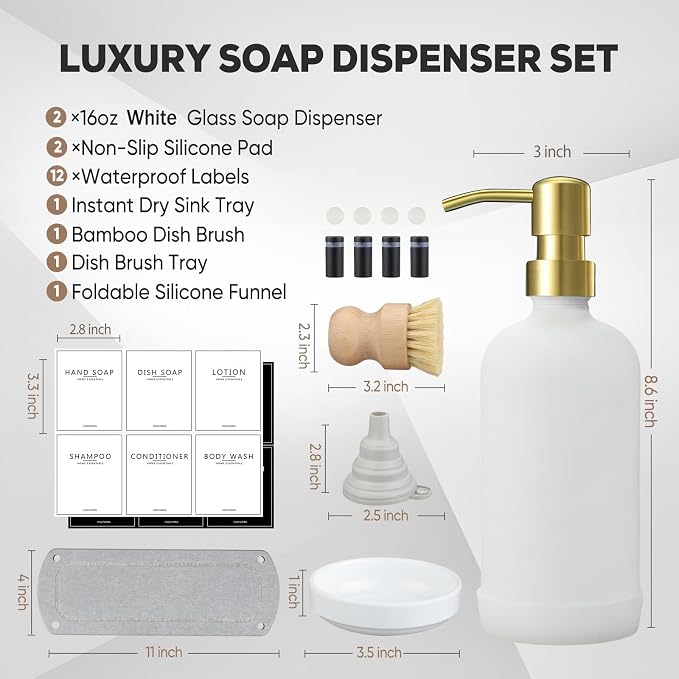 Kitchen Soap Dispenser Set - Image 2