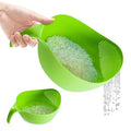 Rice Strainer with Handle by V-TOWER