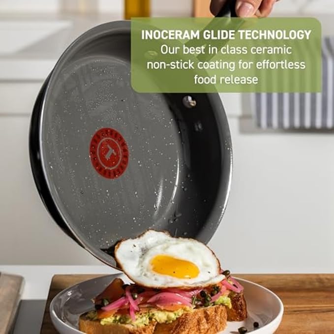 T-Fal Preserve Ceramic Nonstick Saute Pan - Image 3