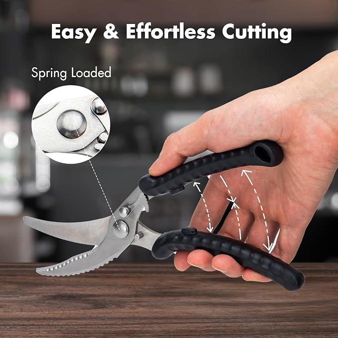 Heavy Duty Poultry Shears, Kitchen Scissors - Image 3