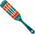 Baltique Montego Bay Collection 13" Wooden Spurtle Spatula – Colorful Birch by TotallyBamboo