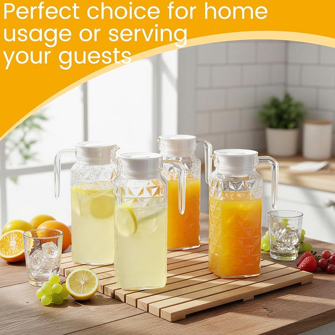 Didaey 4 Pcs Acrylic Water Pitcher - Image 6