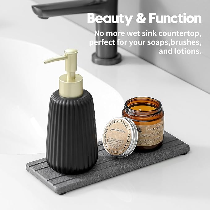 Razborci 2PCS Diatomite Quick Stone Drying Tray Mat - Image 5