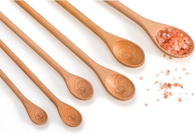 Wooden Meauring Spoons Set of 6 - Image 3