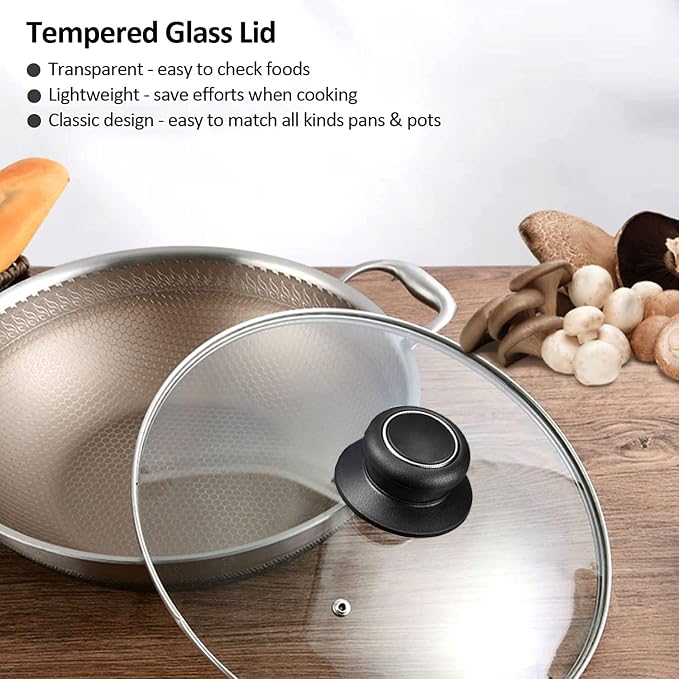 10 Inch Pan Lid 10" Tempered Glass Lid - Image 9