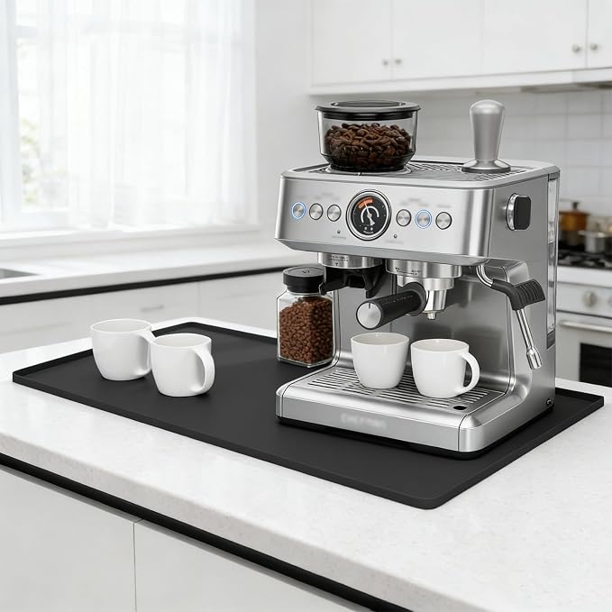 Silicone Coffee Mat, Eco-friendly, Hygienic Drying Pad, Leak-Proof and Non-Slip by SCYFREID