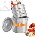 ROVSUN 50QT Stainless Steel Seafood Boil Pot by ROVSUN