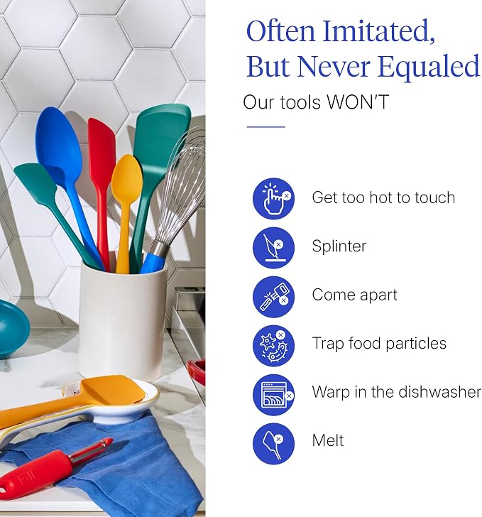 GIR: Get It Right 10-Piece Silicone Ultimate Kitchen Utensil Set – Spatulas - Image 5