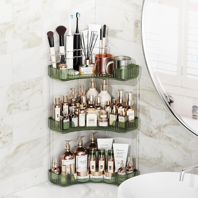Asayuee 3-Tier Corner Bathroom Counter Organizer - Image 5