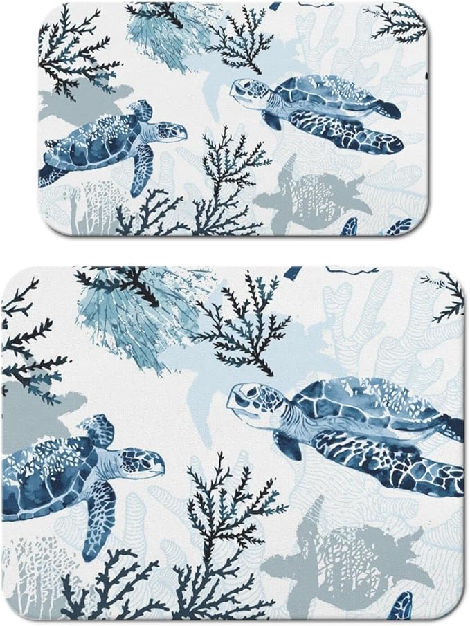 Dish Drying Mat for Kitchen Counter 2 Pack by Unknown