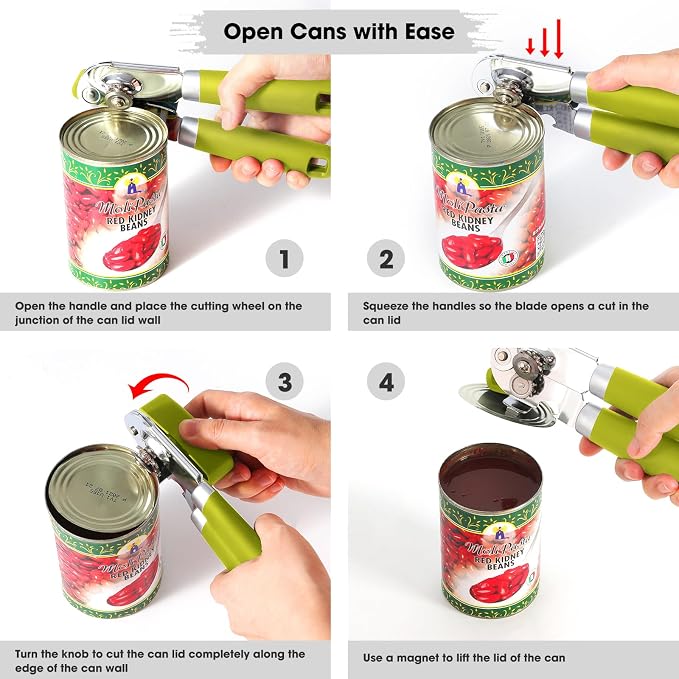 Beneno Heavy Duty Hand Can Opener Manual - Image 4