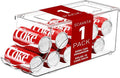 SCAVATA Stackable Refrigerator Organizer, Soda Can Dispenser Pop Cans Container by Tidyyourlife