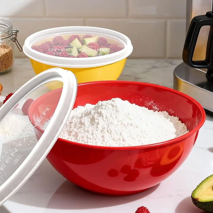 Greentainer Plastic Mixing Bowls - Image 9
