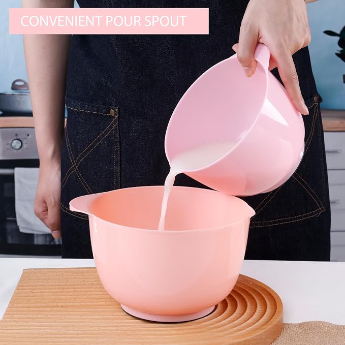 BoxedHome Classic Mixing Bowl Set, BPA Free Plastic, Microwave and Dishwasher - Image 5