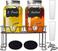 1 Gallon Glass Drink Dispenser by Galssmaic