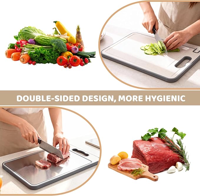 Tibo Cutting Board, 14.3"×9.8" Tibo Titanium Cutting Board - Image 4