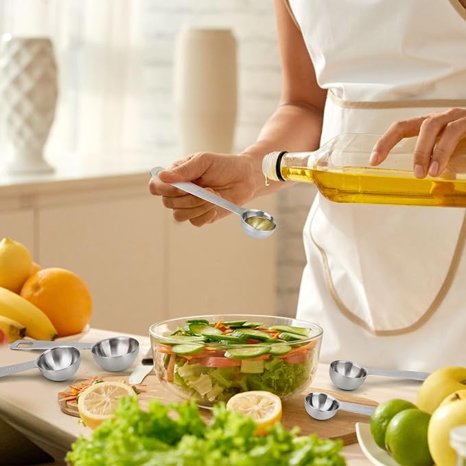 2 PCS 1 Teaspoon Stainless Steel Single Measuring Spoon - Image 4