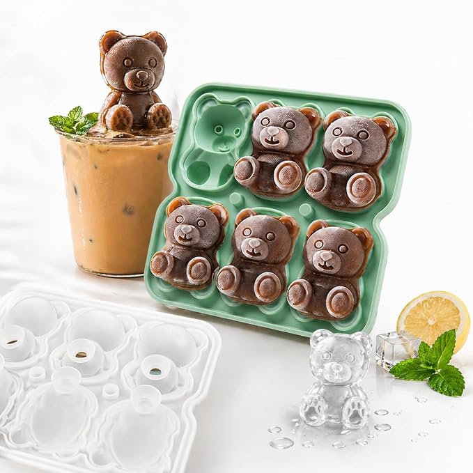 Bear Ice Cube Tray Mold by WelcomeToNerien