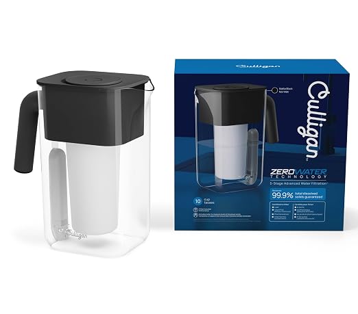 Culligan with ZeroWater Technology 10-Cup Water Filter Pitcher – Includes - Image 2