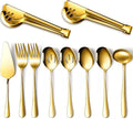 Patelai Serving Utensils Set Include Stainless Steel Large Spoons Slotted by Patelai