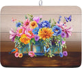 Spring Summer Flowers Dish Drying Mat by Kawani