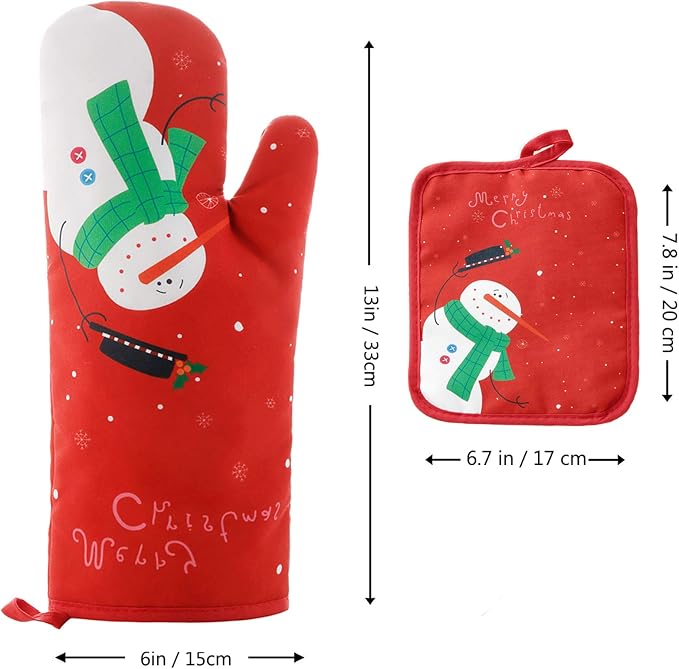 Oven Mitts and Potholders BBQ Gloves-Oven Mitts and Pot Holders - Image 5