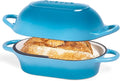 Dutch Oven For Sourdough Bread Baking – Enamelled Cast Iron Bread Loaf Pot – by Nuovva