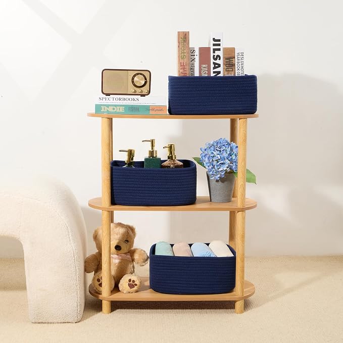 MiniArk Small Storage Baskets for Organizing | Closet Organizer Bins | Shelf - Image 6