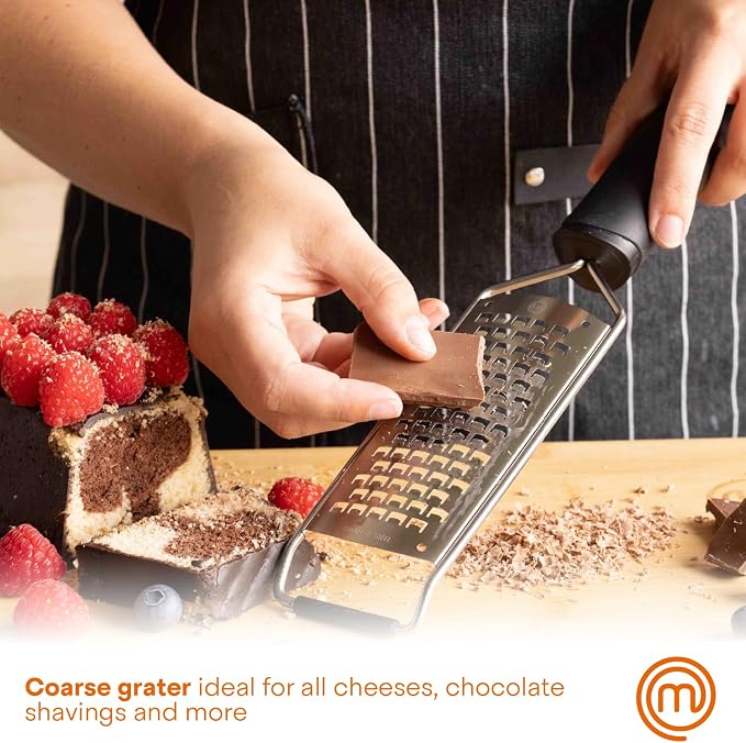 MasterChef Cheese Grater Handheld, Kitchen Food Shredder Tool - Image 2