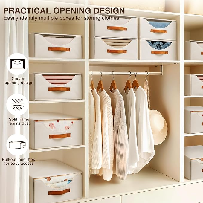 Homsorout Large Closet Storage Bins - Image 5