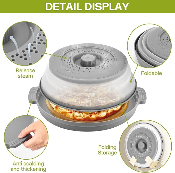 2 Pack Microwave Splatter Cover - Image 5