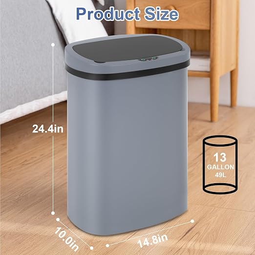 FDW Garbage Can 13 Gallon 50 Liter Kitchen Trash Can - Image 7