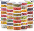 WGCC Deli Containers with Lids 8oz- Disposable Soup Containers with Lids 48 Sets by WGCC