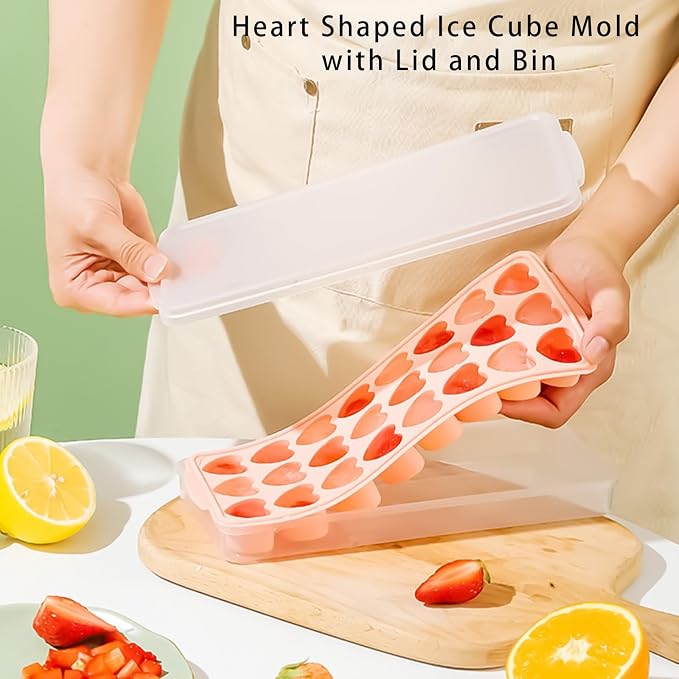 2 Pack Heart-Shaped Ice Cube Trays - Image 5