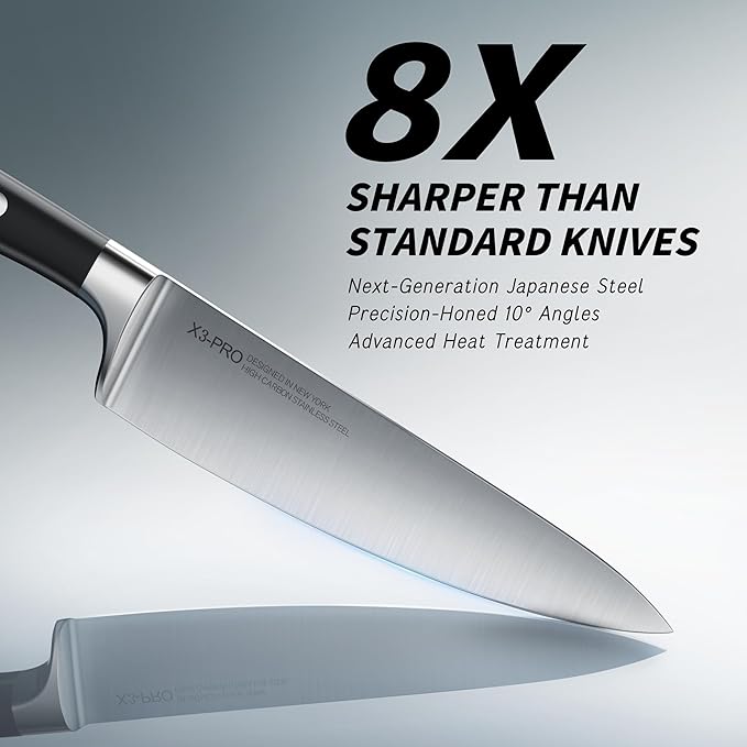 KnifeSaga Premium Knife Set 15 Pcs Quality Kitchen Knife Set - Image 2