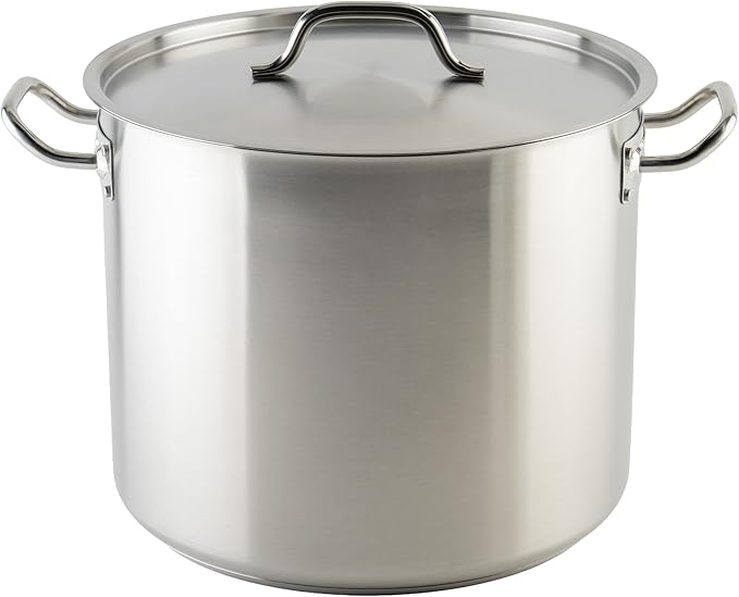 Winware Stainless Steel 32 Quart Stock Pot by Winco
