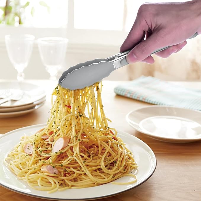 Hotec Mini Silicone Kitchen Tongs - Image 7