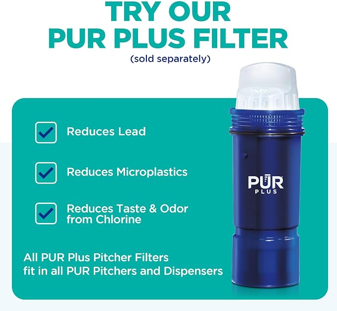 PUR 7-Cup Water Filter Pitcher, Great-Tasting Water, Dishwasher Safe, Faster - Image 8