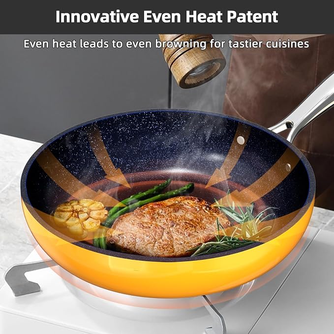 Nuwave Lux 13pc Forged Lightweight Cookware Set PFAS Free, Healthy G10 Duralon - Image 3