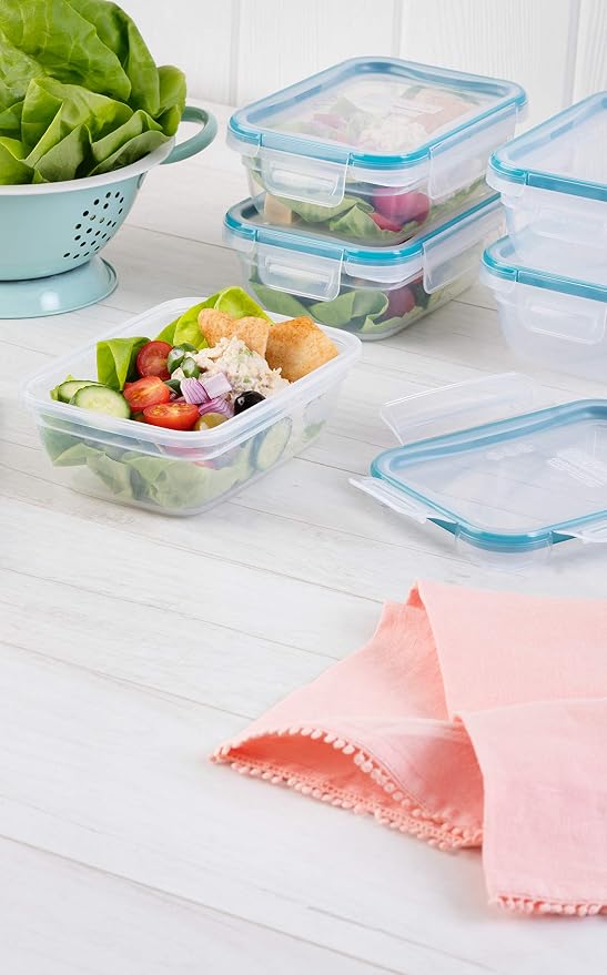 Snapware Plastic Total Solution 5-Pack Food Storage Containers Set, Leakproof & - Image 4