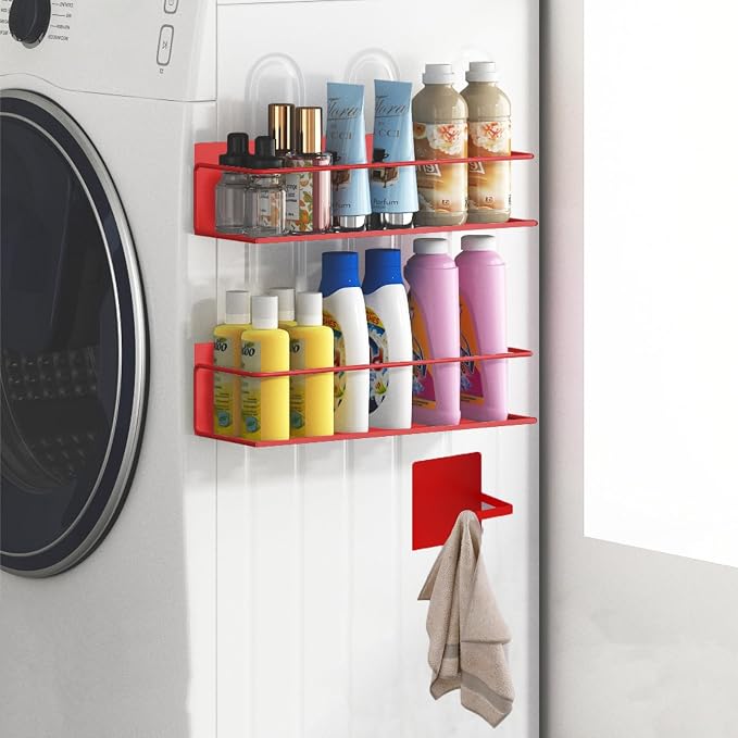 Magnetic Spice Rack For Refrigerator, Space Saving Magnetic Shelf For Fridge - Image 4