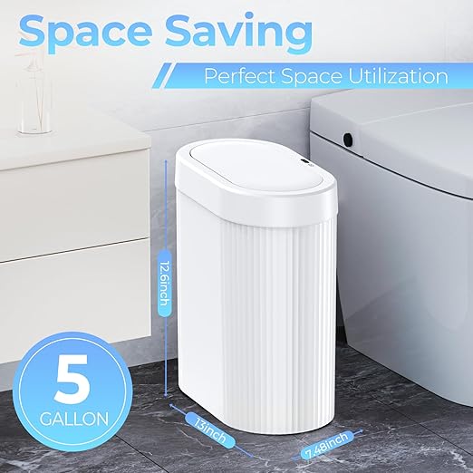 jinligogo 5 Gallon Bathroom Trash Can - Image 5