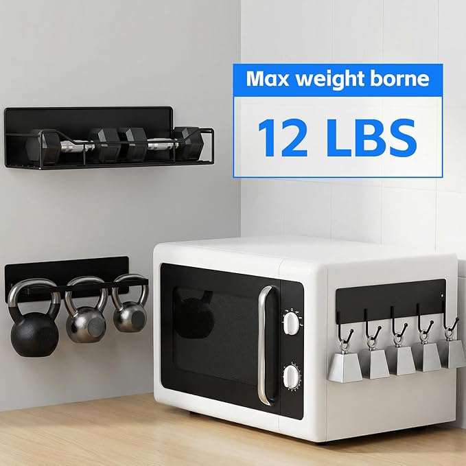 Magnetic Spice Rack for Refrigerator, 5 Pack Magnetic Fridge Organizer Shelves - Image 5