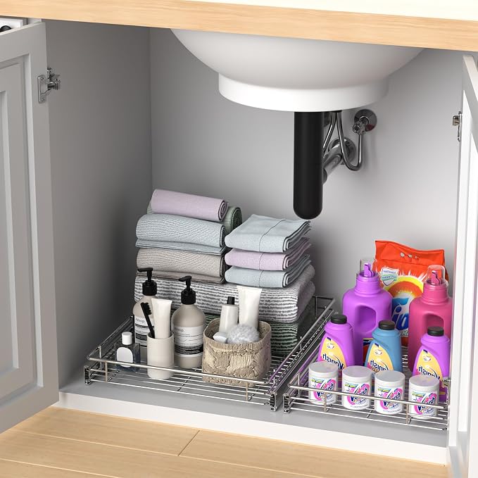 ZOINLIY Pull Out Cabinet Organizer, Versatile Slide Out Kitchen Organizers and - Image 7
